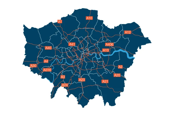 Mapa zasięgu dyrektywy DVS